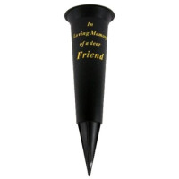 'In Loving Memory Dear Friend' Grave Spike